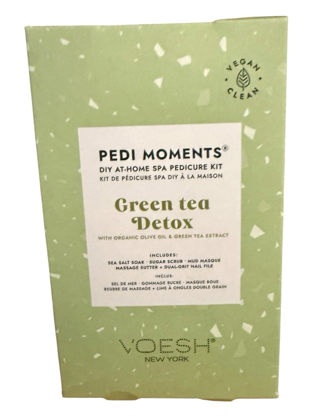 Green Tea Detox Pedi Moments At-Home Spa Pedicure Kit - Green